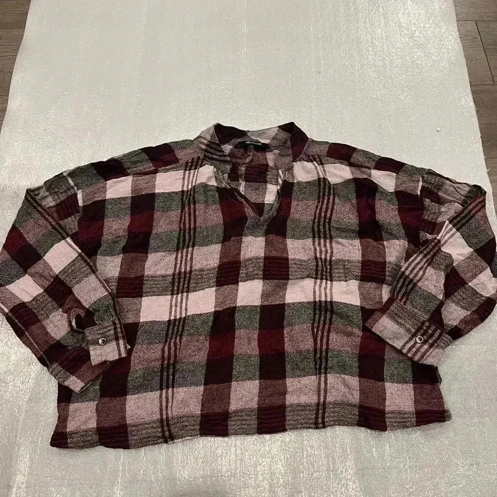 [M] Madewell Highroad  Popover L/S Shirt in Schorr Plaid - Picture 5 of 10